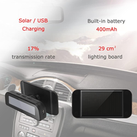 Système de surveillance de la pression des pneus sans fil à énergie solaire, surveillance de la pression des pneus d'automobile avec 4 capteurs internes