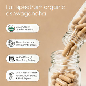 Bán buôn tinh khiết Hữu Cơ Halal giấy chứng nhận tự nhiên <span class=keywords><strong>Ashwagandha</strong></span> chiết xuất bổ sung viên nang - Product Image 3