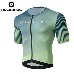 ROCKBROS Sepeda Pakaian Wanita Sepeda Bersepeda Pencetakan Kaus Pria Wanita Lengan Pendek Grosir Bersepeda Wear - Product Image 1