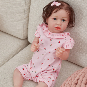 Venta caliente 22 pulgadas realista <span class=keywords><strong>Reborn</strong></span> Baby Doll Cute Newborn Silicon Toy Soft Fashion Doll Model by Hot Selling Style - Product Image 3