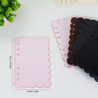 Couverture de classeur en acrylique A6 à 6 trous, couverture de carnet en plastique avec film protecteur pour le bricolage