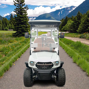 Nouveau modèle <span class=keywords><strong>de</strong></span> voiturette <span class=keywords><strong>de</strong></span> <span class=keywords><strong>golf</strong></span> <span class=keywords><strong>4</strong></span> places avec batterie au lithium 48V et moteur silencieux sans balais, conçu pour les hôtels, les parcs et les centres touristiques - Product Image 1