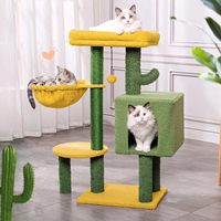 Vente en gros de corde de coton personnalisé Cactus plante jouet pour chat support à ramper griffoir debout pour chats