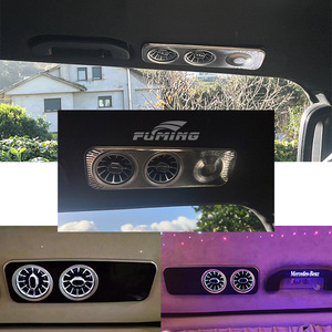 למרצדס-בנץ ויטו V-Class (V250 V220 V260) יציאת אוויר דקורטיבית אור אווירה עיצוב פרח טורבינה סִגְנוֹן חלקי רכב - Product Image 6