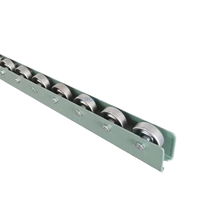 Rail d'écoulement de voie de rouleau avec les roues d'acier inoxydable pour le transport de palette