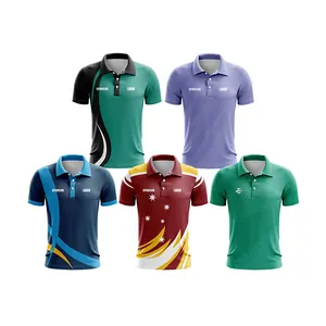 Wholesale customized sublimation polo t-shirts for men and women
