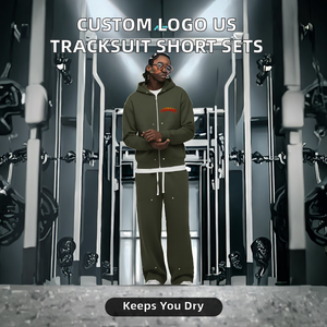 Conjunto Deportivo Informal con Capucha para Hombre, 100% Algodón, Transpirable, de Secado Rápido, para Verano, con Cintura Elástica, para Playa - Product Image 2