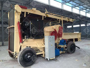 Broyeur complet multifonctionnel à moteur électrique pour ferme agricole utilisé pour la paille de bambou boîte en bois déchets de bois - Product Image 5