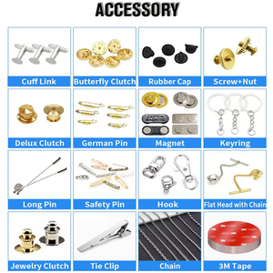 Pin Bắc macedonia Brazil San Marino Việt Nam uzbekistan Slovakia Trâm huy hiệu kim loại sắt quà lưu niệm Trâm men cờ pin - Product Image 6