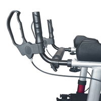 BQ1003C Déambulateur 3 en 1, fauteuil roulant, déambulateur médical pliable, chaise de transport roulante, aide à la marche