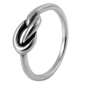 yunnique Men's Gold Bowknot <b>Titanium</b> Steel <b>Ring</b> Geometric Design Fashion Jewelry Gift - Product Image 5