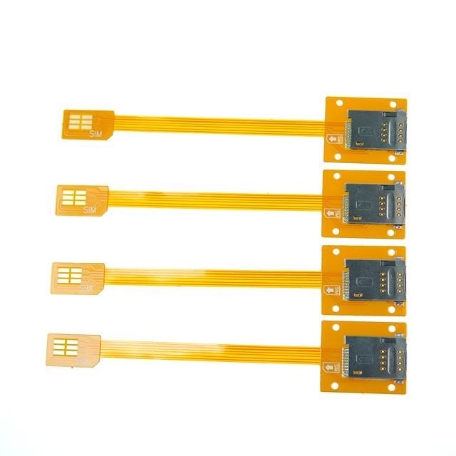 Adapter Sim Microsim SIM Card FPC Extension Cable Self-Ejecting Tra-Flex Button Flexible 160mm Electronic Computer PVC/PTFE