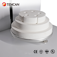 Four de Traitement Thermique de Porcelaine pour Laboratoire Dentaire Personnalisé TENCAN TC-BDF-1L Programmable avec Écran Tactile 7'' et Contrôle PID, Chauffage 1C