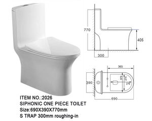 핫 세일 현대적인 스타일 욕실 세라믹 원피스 도자기 듀얼 플러시 화장실 호텔 욕실 바닥 장착 화장실 - Product Image 6
