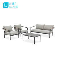 Uland – mobilier de jardin moderne en fonte d'aluminium, canapés de jardin, salon, ensemble de meubles d'extérieur