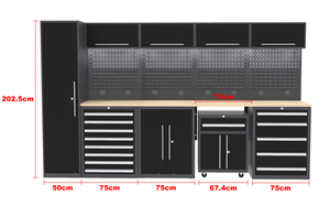 Giá cả cạnh tranh 3.5m hội thảo công cụ Tủ Set Top công cụ hộp cho cơ khí tùy chỉnh OEM Trung Quốc nhà máy cho nhà để xe hội thảo - Product Image 2