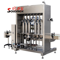 Machine d'emballage automatique de remplissage de bouteilles d'huile de soja d'huile comestible d'huile de moutarde Solidpack
