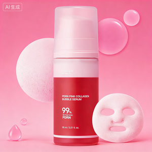 Suero de Colágeno Rosa en Oferta, Textura Burbuja Ligera de Rápida Absorción para una Piel Radiante y Llena - Product Image 4