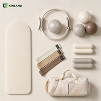 Kit de Pilates personnalisé, bandes de résistance, barre réglable, équipement de fitness, ensemble d'entraînement à domicile, salle de sport portable