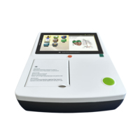 Máquina Portátil Automática de ECG de 12 Derivaciones N3 con Pantalla Táctil a Color de 7'' y Batería Integrada para Monitoreo Corporal Completo, Certificación CE Clase II