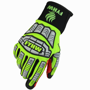 Gants anti-impact <span class=keywords><strong>Mechanix</strong></span> Wear Hi Vis A5 pour le forage et les champs pétroliers, avec rembourrage - Product Image 4