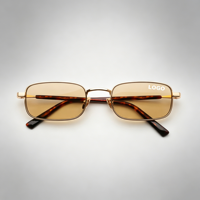 Lunettes de soleil rétro Finewell 3614, montures carrées en métal de haute qualité, verres polarisés TAC UV400, pour hommes et femmes, 2026