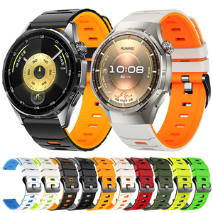 Pulseira de Silicone Bicolor para Huawei Watch 5 4 Pro Liberação Rápida 22mm Pulseira para Huawei Watch GT6 Pro 46mm GT 6 5 4 46MM - Product Image 1