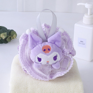Toddler cơ thể lưới pouf trẻ em tắm loofahs đáng yêu động vật cơ thể Scrubber dễ thương Con Chó Fox tắm miếng bọt biển phim hoạt hình tắm cơ thể Scrubber bóng - Product Image 2