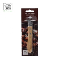W4011 Couteau de jardin pratique et compact mini outil manche en bois couteau à champignon