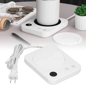 Calentador de Café Blanco, 3 Modos de Calentamiento, Función de Temporizador, <span class=keywords><strong>Base</strong></span> de Aislamiento Inteligente para Cerámica, Vidrio y Metal, <span class=keywords><strong>Enchufe</strong></span> Estadounidense de 110 V - Product Image 6