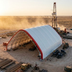 Estructura de Almacenamiento Tipo Carpa para Almacenes con Clasificación contra Huracanes de <span class=keywords><strong>Florida</strong></span>, Fabricada en Acero Galvanizado, con Techo de PVC, Incluye Prueba de Resistencia - Product Image 6