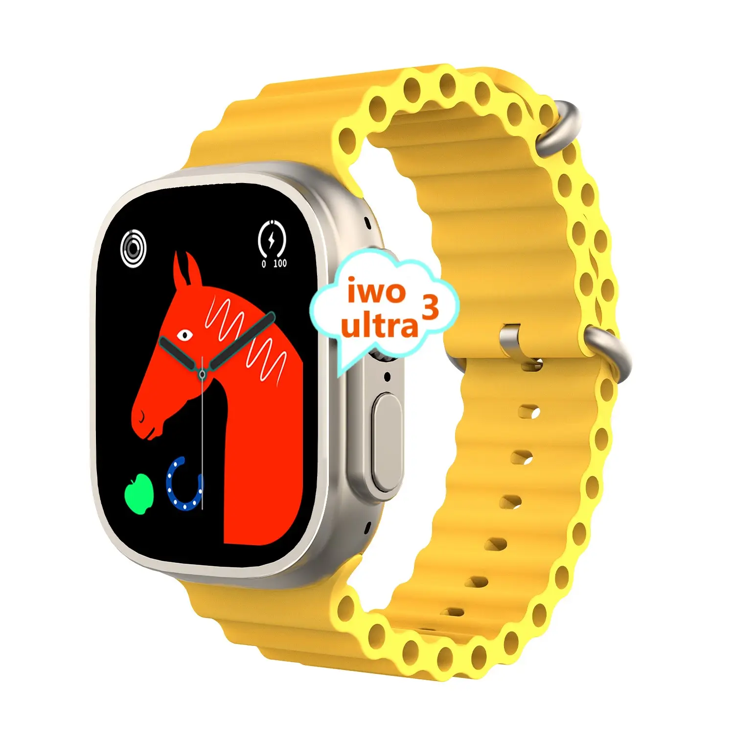 Top iwo ultra 3 smartwatch 2.2" retina high-definition durable screen 49mm smart watch iwoultra iwo ultra 3 with compass games