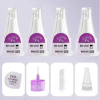 Aiguille vétérinaire réutilisable personnalisable certifiée CE, 32G 4mm, 31G 5mm/6mm, 29G 12mm, sûre pour les animaux, 3ml, vente en gros