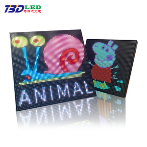 Led Bureau Display Vierkant 64*64 Dots Rgb Kleur Reclamevenster Digitaal Scherm Gemakkelijk Te Dragen Goedkope Prijs Billboard Voor Promotie - Product Image 2