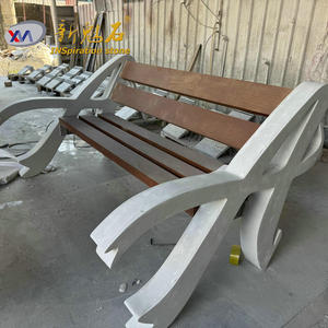 Nuevo Banco de Jardín Magic Stone UHPC de 3 cm de Grosor, Resistente a la Corrosión, para Parques y Plazas - Product Image 2