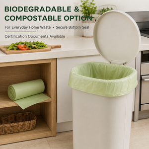 OEM ODM Wholesale Biodegradable <b>Compostable</b> Plastic Trash Bag on Roll - Product Image 3