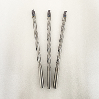30xd Forets à deux cannelures en carbure monobloc de 4 mm pour perçage profond de l'acier trempé, de l'acier inoxydable et des métaux