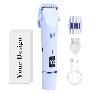 Ergonomic <b>Shaver</b> 3D Cutter Net Waterproof Silent Hair Remover Compact Body Trimmer for Outdoor Travel Daily Grooming - Product Image 3