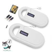 Slimme kaarttoegangscontrolesysteem met 134,2 kHz huisdiermicrochip RFID-lezer scanner van ABS-materiaal
