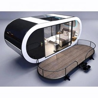 Maison préfabriquée moderne en acier, extensible, de type conteneur, luxueuse, portable, avec chambre à coucher, personnalisable pour une utilisation en extérieur