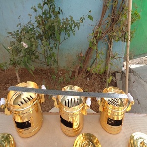 Pozo de fuego de acero para exteriores para decoración de jardín, chimeneas para fiestas interiores y exteriores - Product Image 1