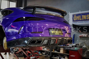 Kit carrosserie en fibre de carbone Mercedes-Benz AMG GT50 GT53 GT63, diffuseur, spoiler, état neuf - Product Image 4