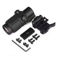 Loupe G33 3X avec montage QD détachable rapide à bascule latérale, en aluminium, pour viseur holographique 558 à point rouge