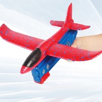 Catapulta de burbujas de vuelo para niños, Avión de juguete, regalo de Navidad de Año Nuevo, lanzador de espuma, juego de tiro