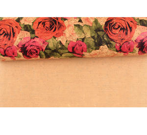 Tissu de liège INFOCORK 45*30CM <span class=keywords><strong>Portugal</strong></span>-Feuille de cuir PU Naturalcork avec Film de fleur de Rose, pour tapis de tiroir bricolage | Vente <span class=keywords><strong>en</strong></span> gros - Product Image 2