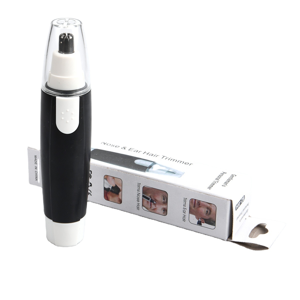 Лидер продаж 2022 Amazon, Мужской многофункциональный электрический триммер для удаления волос в носу, ушах, носу, волос, с черной батареей, триммер для волос в носу