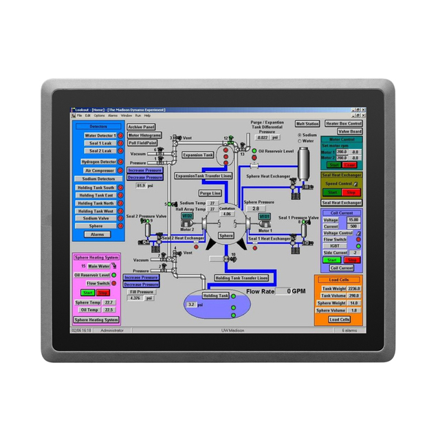 15-19 Inch Industrial Automation All-in-One HMI PC J1900 Embedded IP65 Aluminum Alloy Touch Screen Monitor I7 Service Equipment