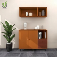 IULTRA Étagère de séparation de bureau moderne sur mesure, haute, autoportante, double face, design ouvert, cloison scolaire