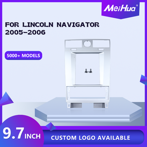 Cadre de tableau de bord stéréo USB CarPlay de voiture argenté de 9.7 pouces Meihua Factory pour <span class=keywords><strong>Lincoln</strong></span> <span class=keywords><strong>Navigator</strong></span> 2005-2006 faisceau de câbles de console de voiture - Product Image 5