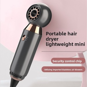 Asciugacapelli Silenzioso a Basso Rumore con Corpo Mini Delicato, Potenza Stabile di 800W, 2 Temperature d'Aria Variabili, Ugello Aerodinamico per <span class=keywords><strong>Styling</strong></span> Personale - Product Image 3